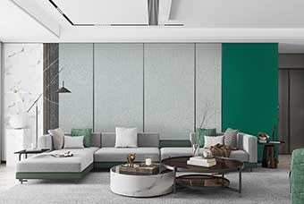 吉安轻奢风格-客厅