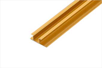 吉安航空纤维墙咔铝合金带灯中条（钛金氧化）