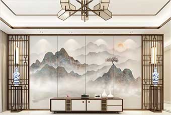 吉安森佰汇航空纤维(山水画系列)