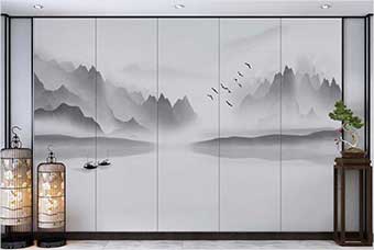 吉安森佰汇航空纤维（山水画系列）