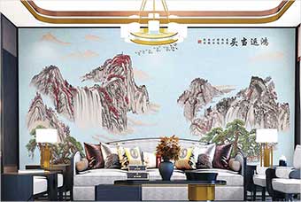 吉安森佰汇航空纤维墙咔（鸿运当头）